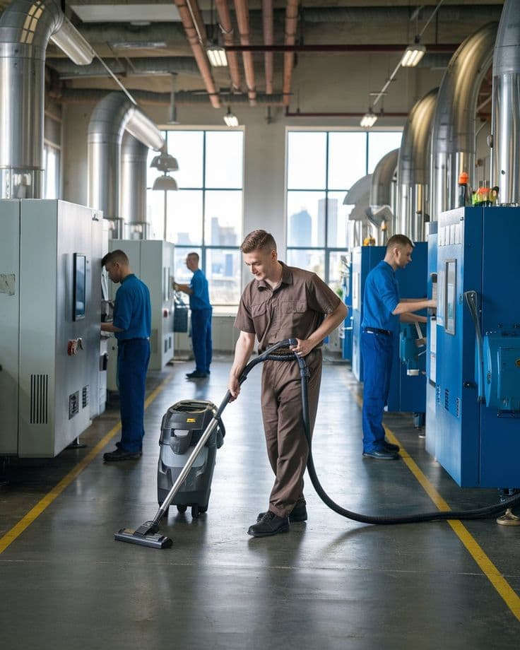 Equipo de Predilecta trabajando en planta industrial